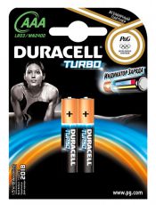 Батарейка Duracell Turbo LR03-2BL AAA (2шт. уп)