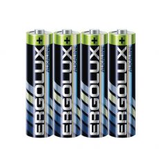 Батарейка Ergolux Alkaline LR03 SR4 AAA, 4 шт.