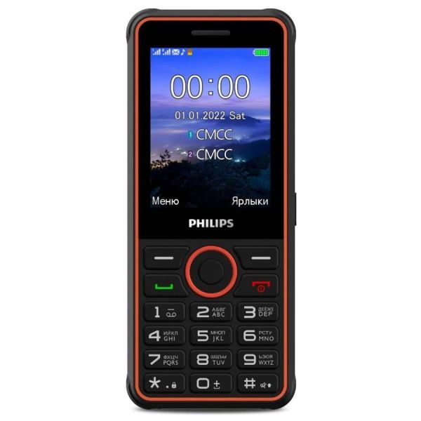 Сотовый телефон Philips Xenium E2301 темно-серый 32 Мб